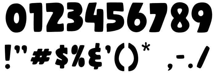 Cheese Butter Cream Font OTHER CHARS