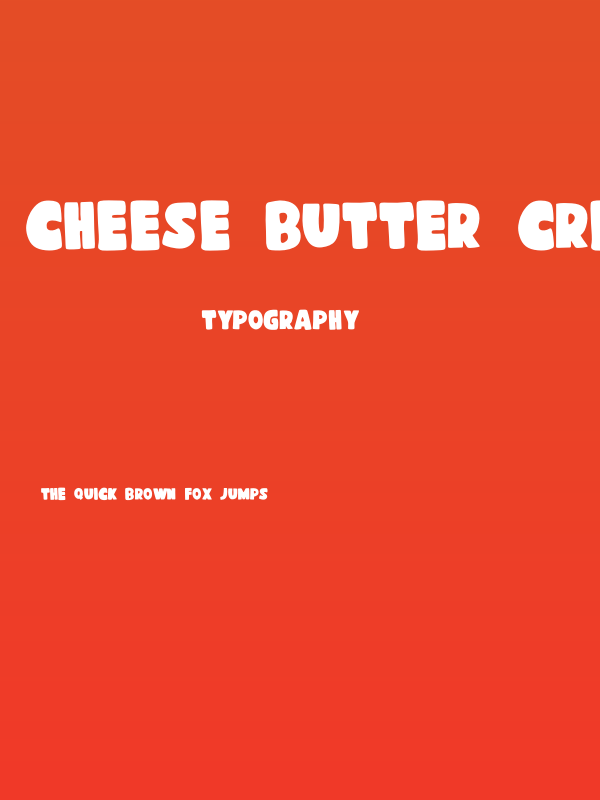 Cheese Butter Cream Poster