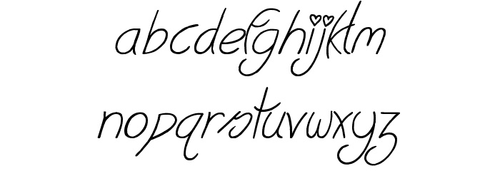 Cheese Cake Font LOWERCASE