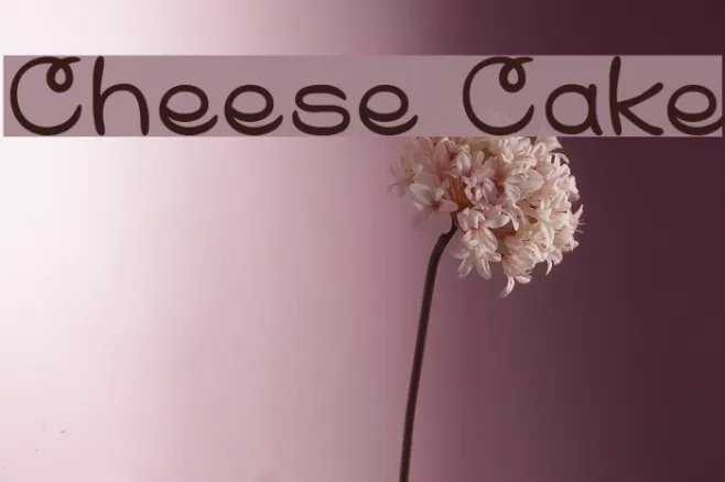 Cheese Cake Example 3