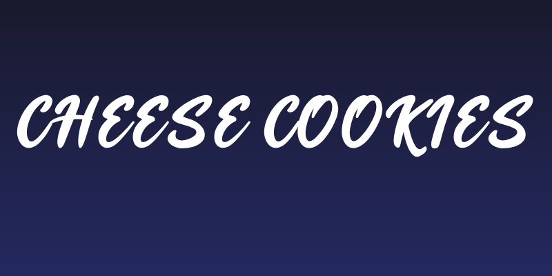Cheese Cookies Social Header