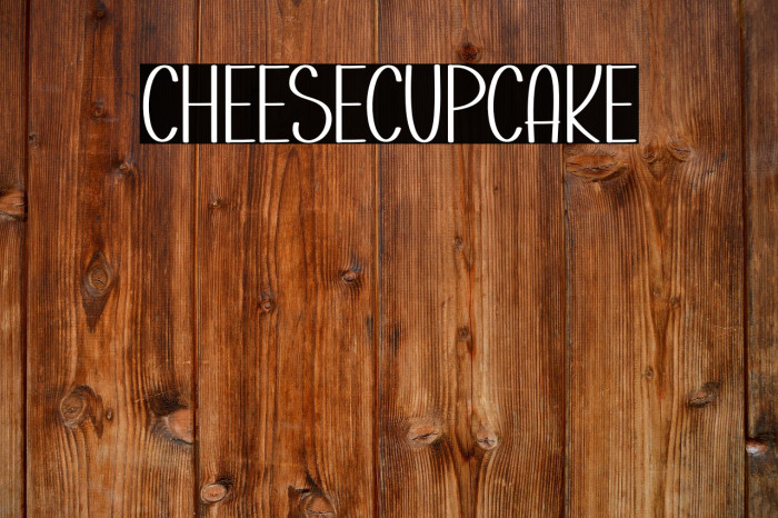 Cheese Cupcake Example 1