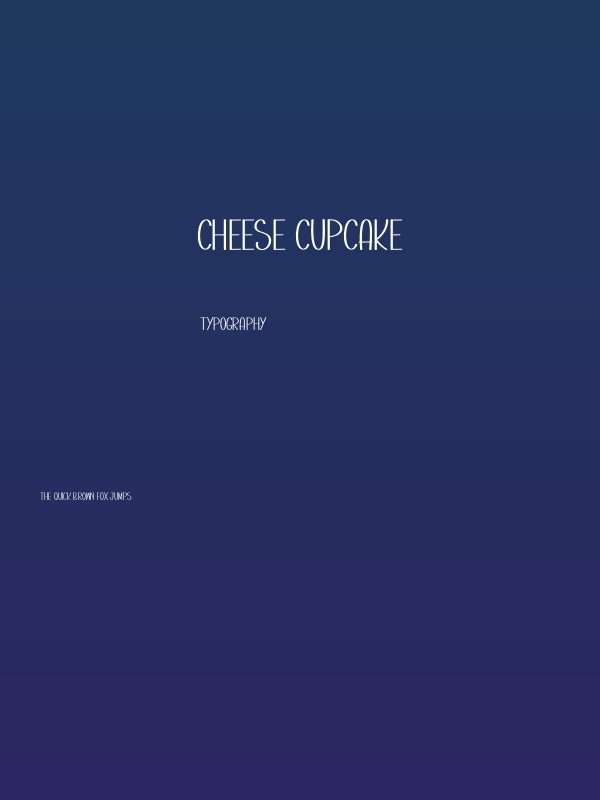 Cheese Cupcake Poster