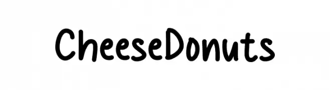 Cheese Donuts  Frei Schriftart Herunterladen