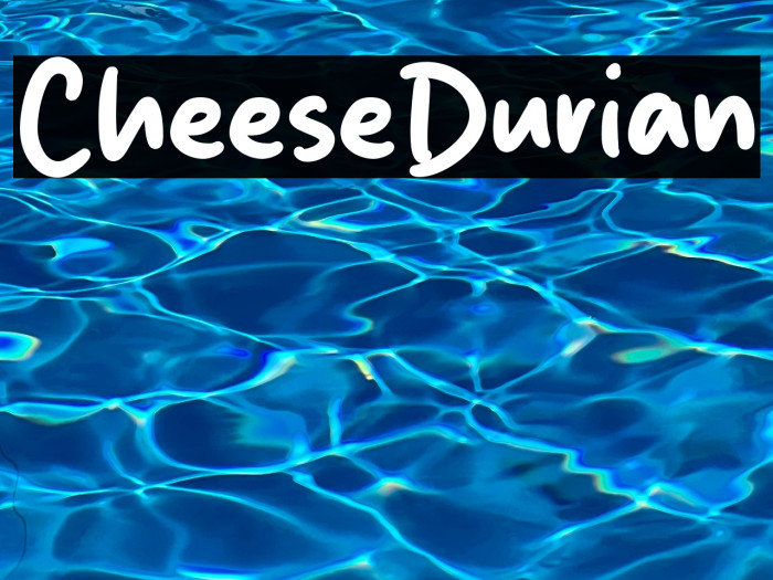 Cheese Durian Example 3