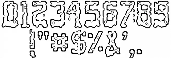 Cheese Fontdue Regular Font OTHER CHARS