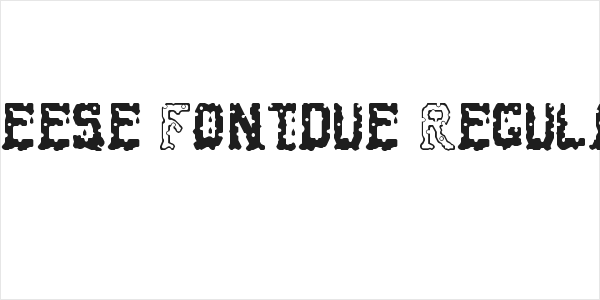 Cheese Fontdue Regular Logo