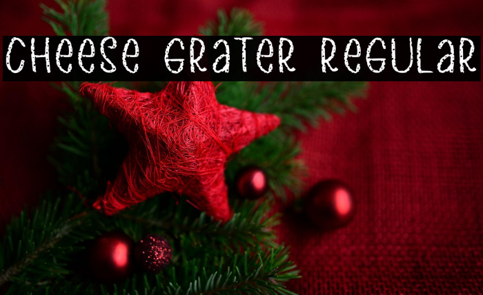 Cheese Grater Regular Example 1