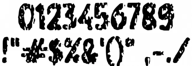 Cheese Hunter Font OTHER CHARS