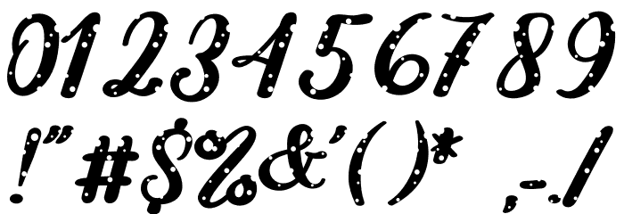 Cheese It Together Font OTHER CHARS
