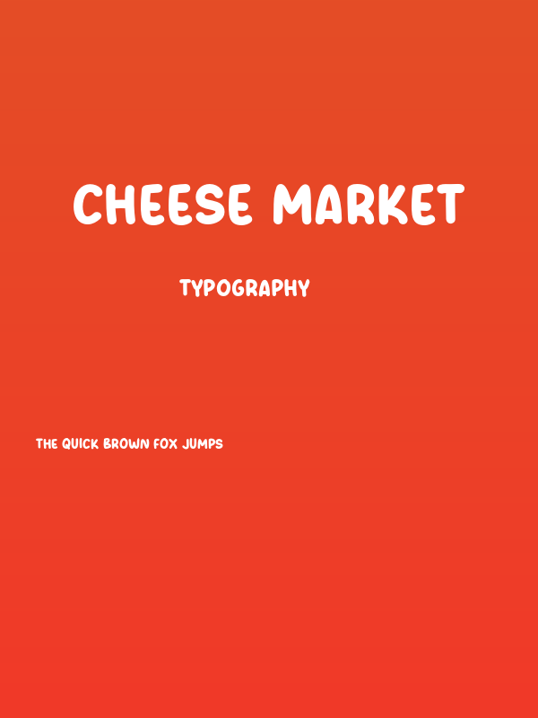 Cheese Market Poster