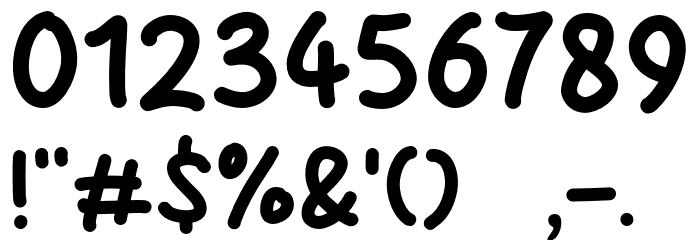 Cheese Matcha Font OTHER CHARS