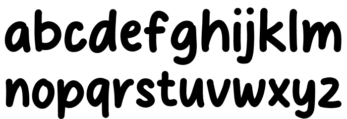 Cheese Matcha Font LOWERCASE