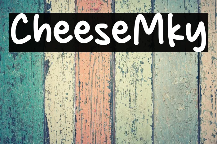 Cheese Milky Example 2
