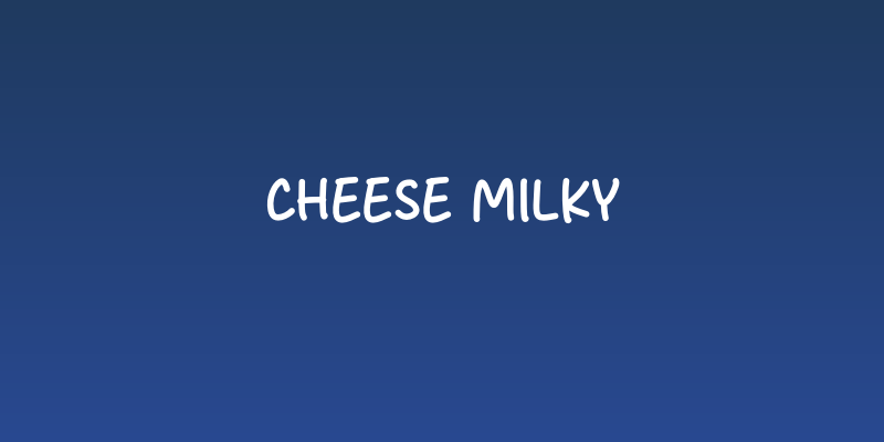 Cheese Milky Social Header
