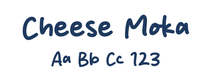 Cheese Moka Font Preview