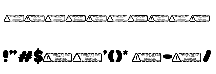 Cheese PERSONAL USE ONLY! Font OTHER CHARS