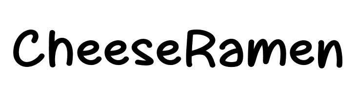 Cheese Ramen  免费字体下载