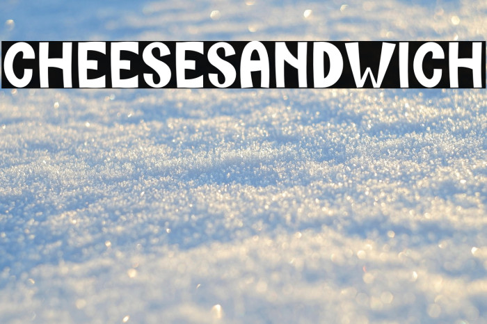 Cheese Sandwich Example 1