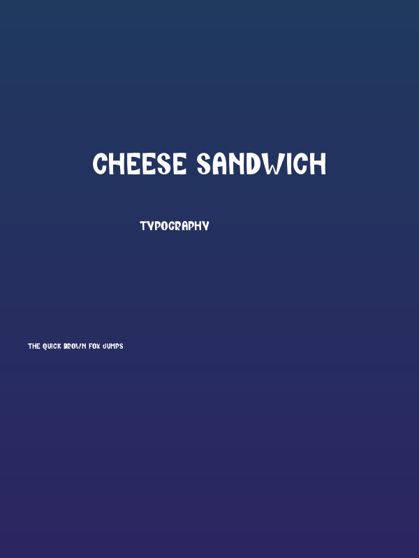 Cheese Sandwich Poster
