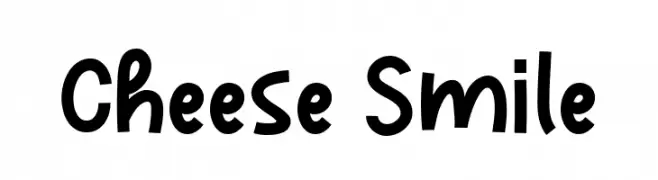 Cheese Smile  フリーフォントのダウンロード