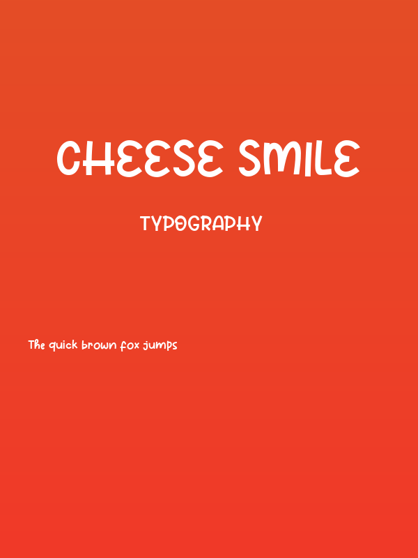 Cheese Smile Poster