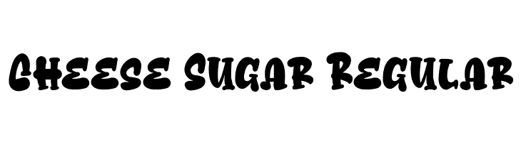 Cheese Sugar Regular  フリーフォントのダウンロード
