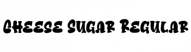 Cheese Sugar Regular  नि: शुल्क फ़ॉन्ट्स डाउनलोड