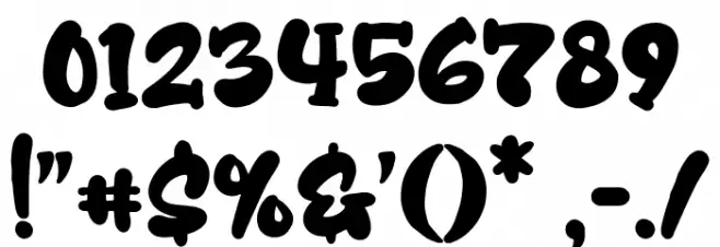 Cheese Sugar Regular Font OTHER CHARS