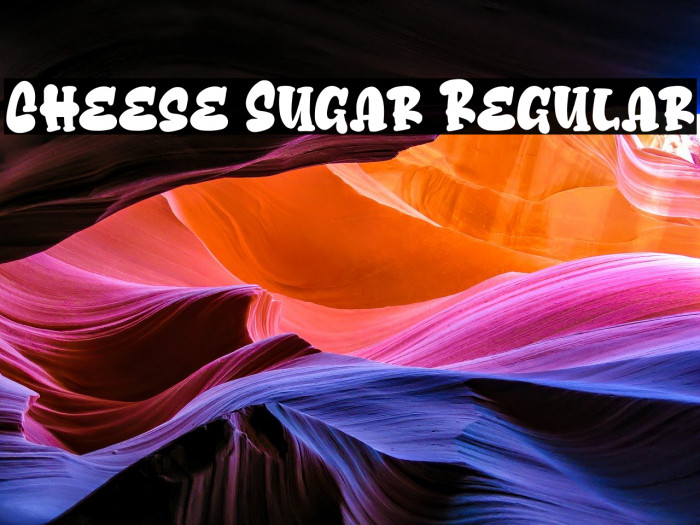 Cheese Sugar Regular Example 1