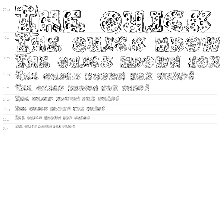 Cheese and Mouse Waterfall