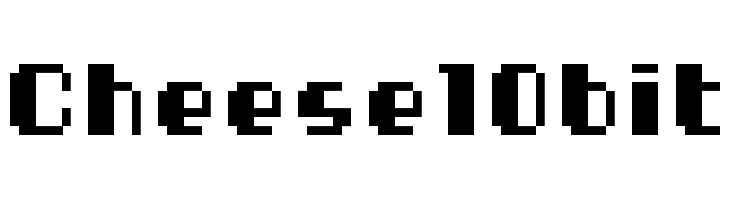 Cheese10bit  font caratteri gratis