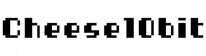 Cheese10bit  フリーフォントのダウンロード