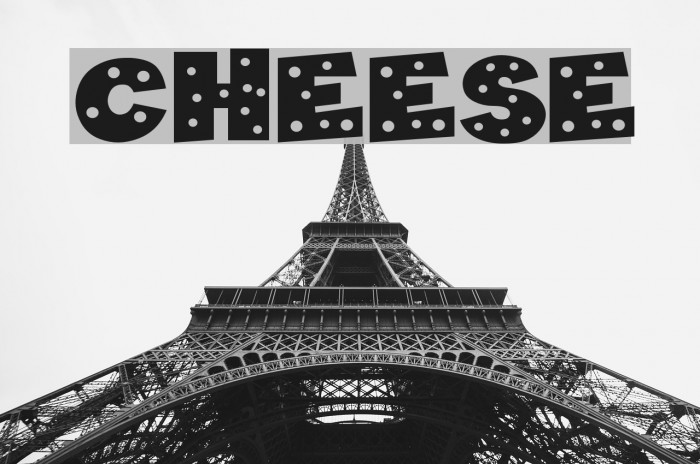 Cheese Font examples