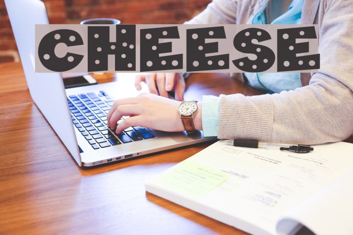 Cheese Font examples