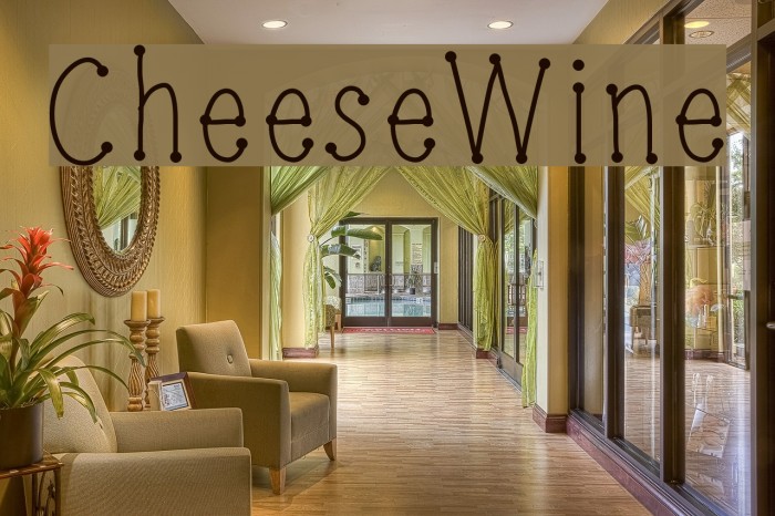 CheeseWine Font examples