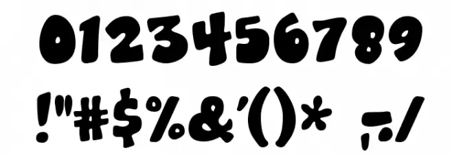 Cheeseburger Font OTHER CHARS