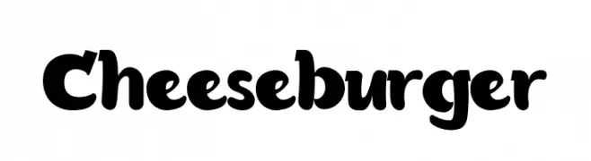Cheeseburger  Frei Schriftart Herunterladen