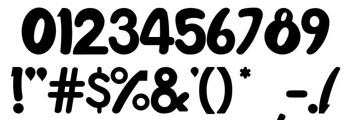 Cheeseburger Font OTHER CHARS