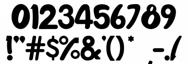 Cheeseburger Font OTHER CHARS