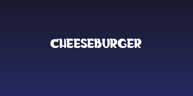 Cheeseburger Social Header