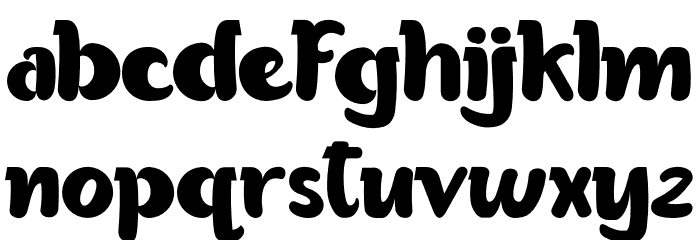 Cheeseburger Font LOWERCASE