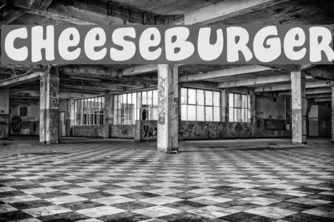 Cheeseburger Font examples