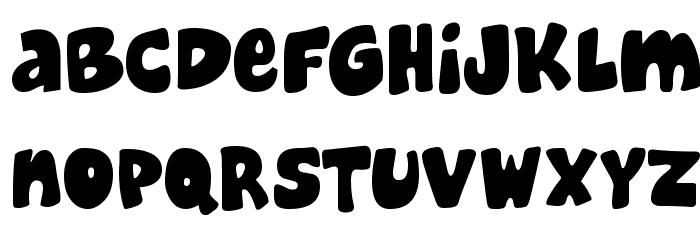Cheeseburger Font LOWERCASE