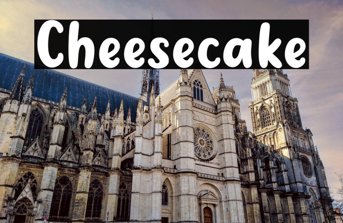 Cheesecake Example 1