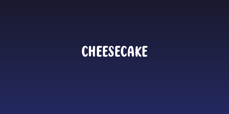 Cheesecake Social Header
