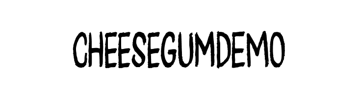 CheesegumDEMO Fonte