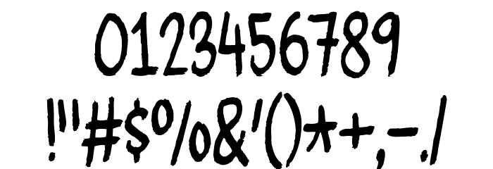 CheesegumDEMO Font OTHER CHARS