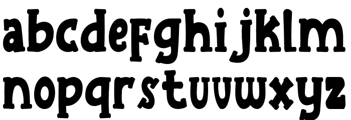 Cheesel Font LOWERCASE
