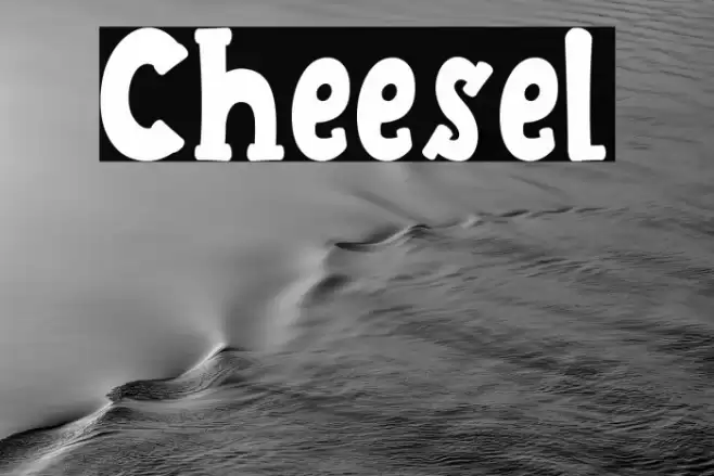 Cheesel Fonte examples